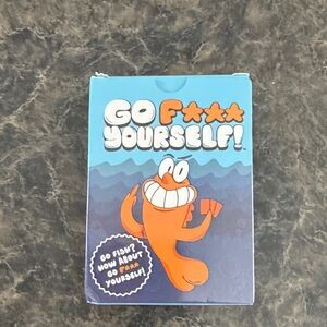 Go Fish Card Game with Orange Fish Design